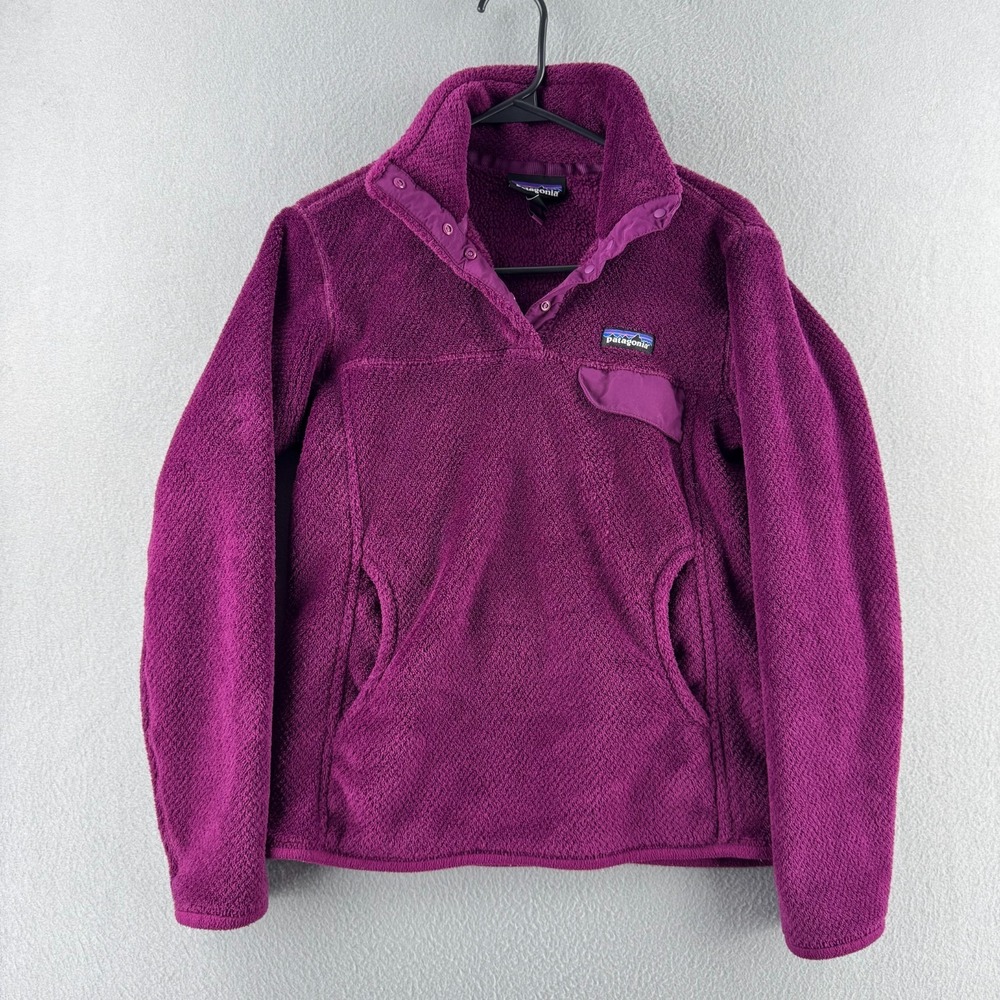 Patagoniaโ Sweater Womens Small Fleece Re-tool Snap T Pullover